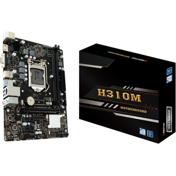 Biostar Carte Mere H310mhp Carte Mere Lga 1151 Emplacement H4 Micro Atx Intel H310 Prix Pas Cher Cdiscount