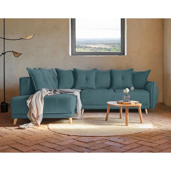 Nordic Canape Scandinave D Angle Droite L Convertible En Tissu 234x86x188cm Canape Angle Canape Scandinave Canape Angle Gris