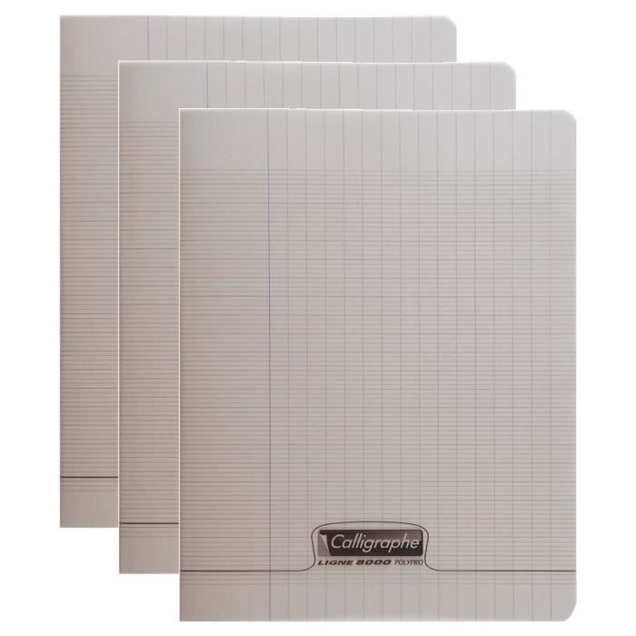 calligraphe-lot-de-3-cahiers-piqu-polypro-17x22-cm-48-p-s-y-s-90g-gris