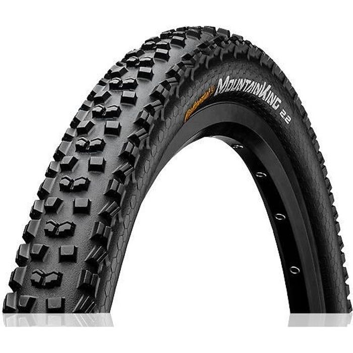 Pneu VTT CONTINENTAL MOUNTAIN KING WIRE 29x2.30 Noir Tubetype