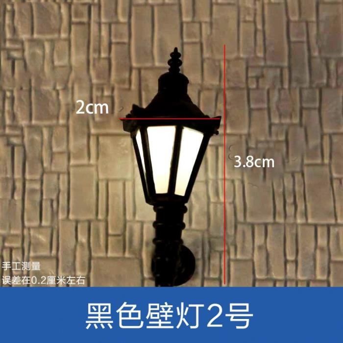 5 Lampadaires Modélisme Ferroviaire Échelle HO/OO - Éclairage LED Blanc Chaud - Pour Réseaux Trains Miniatures - 8