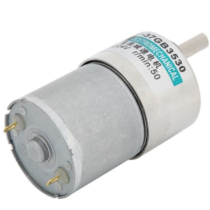 Moteur à Engrenages DC 12V 200 RPM – Boîte Métal, Roue 65mm, Support Alu, DIY Robot/Voiture Intelligente