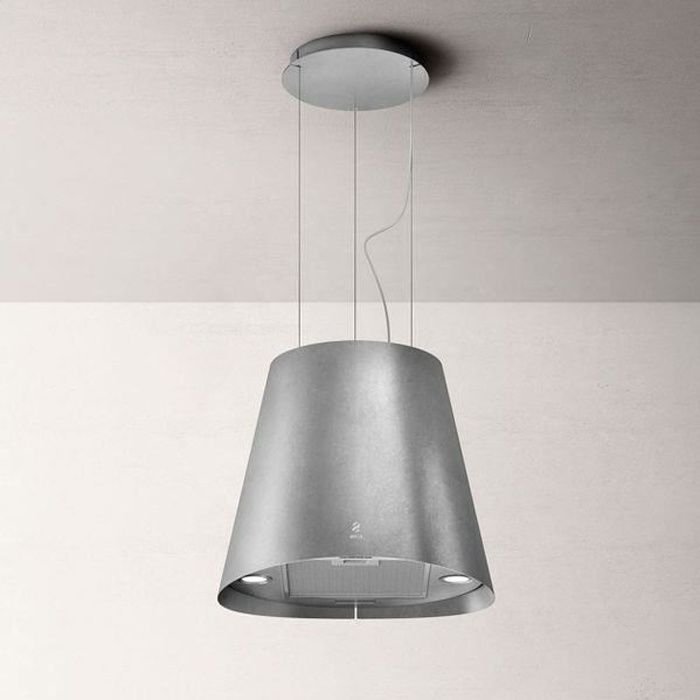 Hotte Cuisine Elica Suspendue Recyclage Juno Urban Effet Zinc 50 Cm Gris Achat Vente Hotte Cdiscount