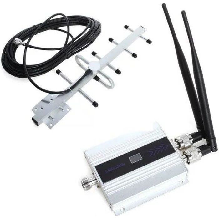 Emebay Repetiteur Amplificateur Ampli Booster 900mhz 2g 3g Kit Mobile Phone Amplificateur De Signal Gsm Repeteur Antenne Kits Achat Amplificateur De Signal Pas Cher Avis Et Meilleur Prix Cdiscount