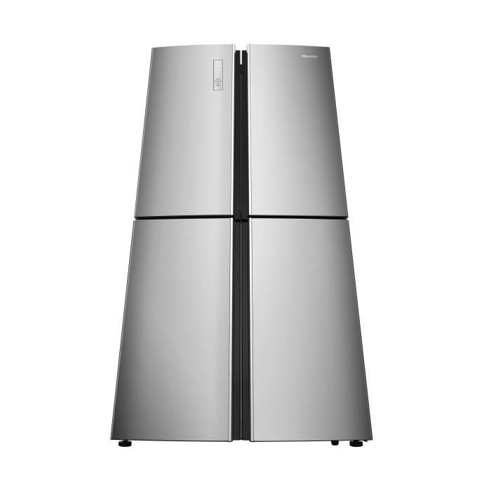 Hisense Rq689n4ac2 Autonome Acier Inoxydable Americain Led