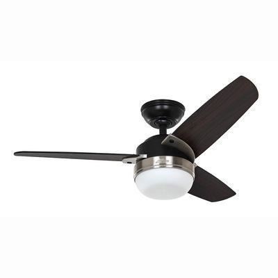 Ventilateur De Plafond Nova 107cm Noir Noyer Hunter Achat Vente Ventilateur De Plafond Cdiscount