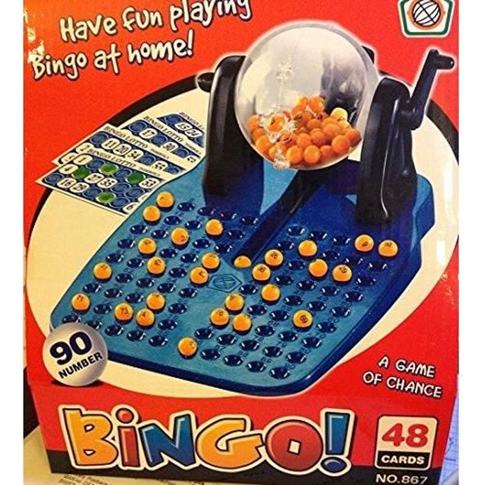 Chicos - Loterie Automatique. Jeu Loto Bingo Complet: Boulier + 90 Boules indélébiles + 48 cartons + jetons. Ref. 20805 | Votre wishlist sur Chicos - Loterie Automatique. Jeu Loto Bingo Complet: Boulier + 90 Boules indélébiles + 48 cartons + jetons. Ref. 20805 | Votre wishlist sur