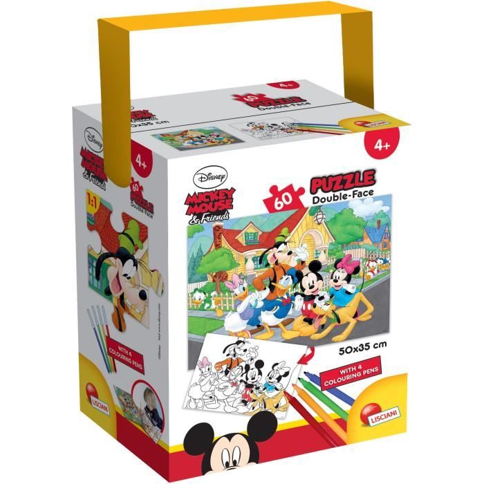 Puzzle Disney - LISCIANI GIOCHI - Mini 60 pièces - Double face - Livré ...