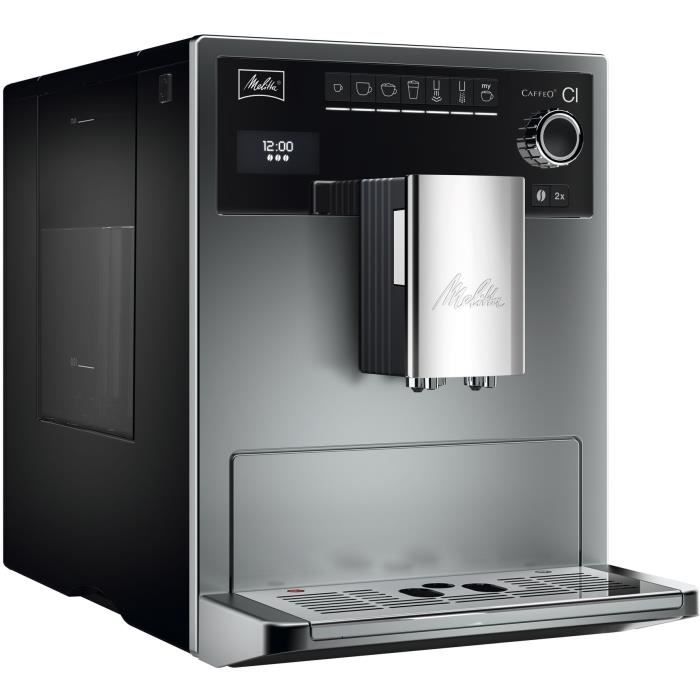 MELITTA E970-101 Machine expresso automatique avec broyeur Caffeo CI - Argent