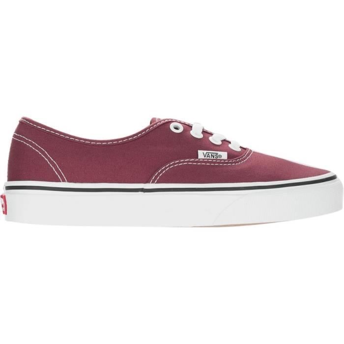 vans authentic femme bordeaux
