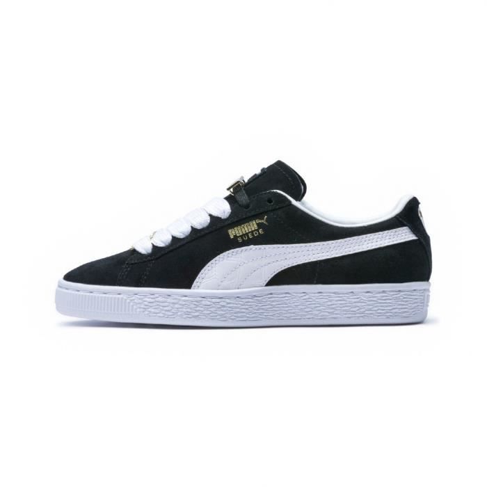 puma suede classic junior noire