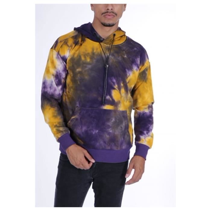 Sweat a capuche online violet homme