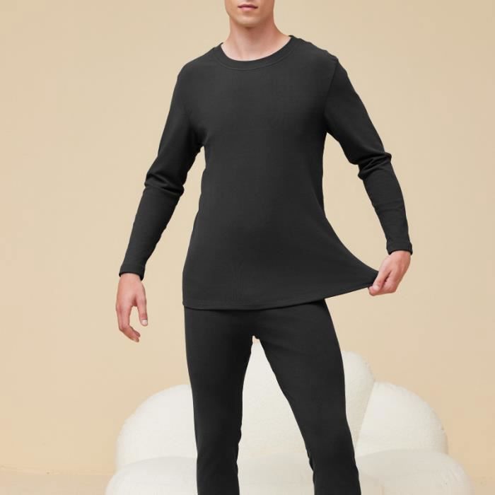 Haut Thermique Enfant Oyolan - Manches Longues, Col Montant Polaire, Pour Garçons Et Filles (2-14 Ans)