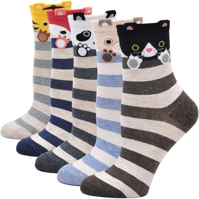 Chaussettes animaux top femme