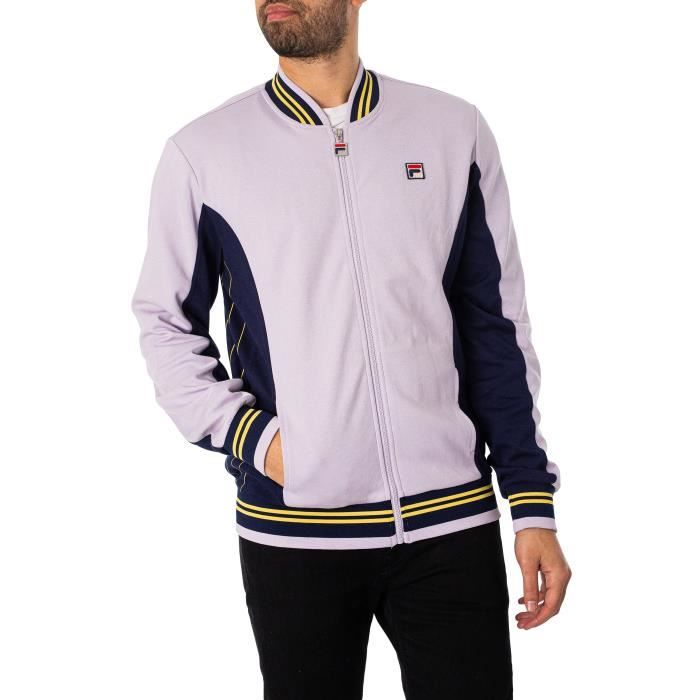Veste De Survetement Settanta Baseball Fila Homme Violet Violet Cdiscount Pret a Porter