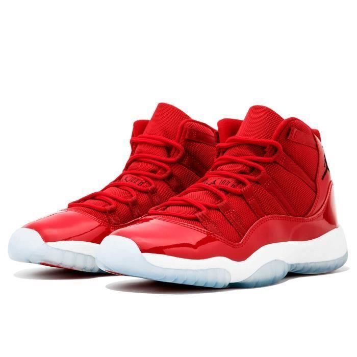 Nike Air Jordan 11 Retro Rouge Chaussures de Basket Jordan XI \