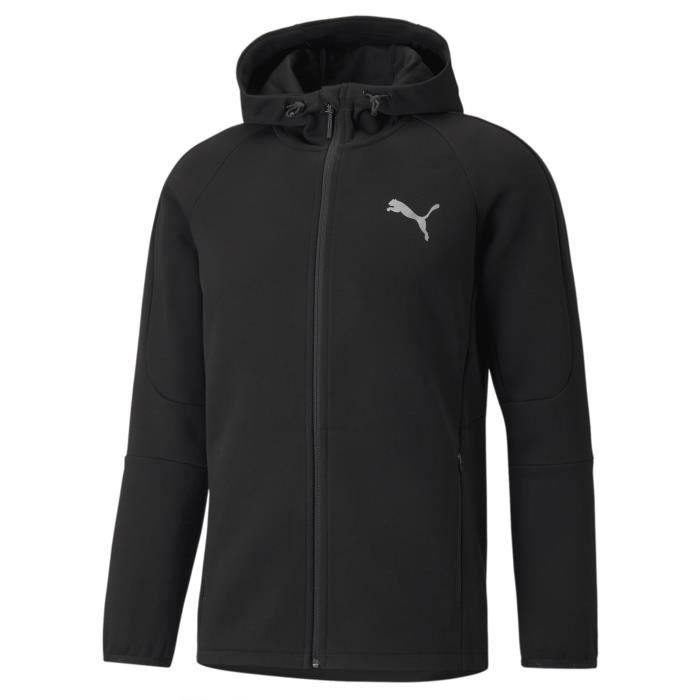 Sweatshirt Full-zip Puma Evostripe - noir