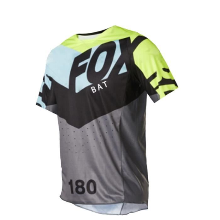 Fox Enfant Maillot VTT Manches Courtes Defend Noir