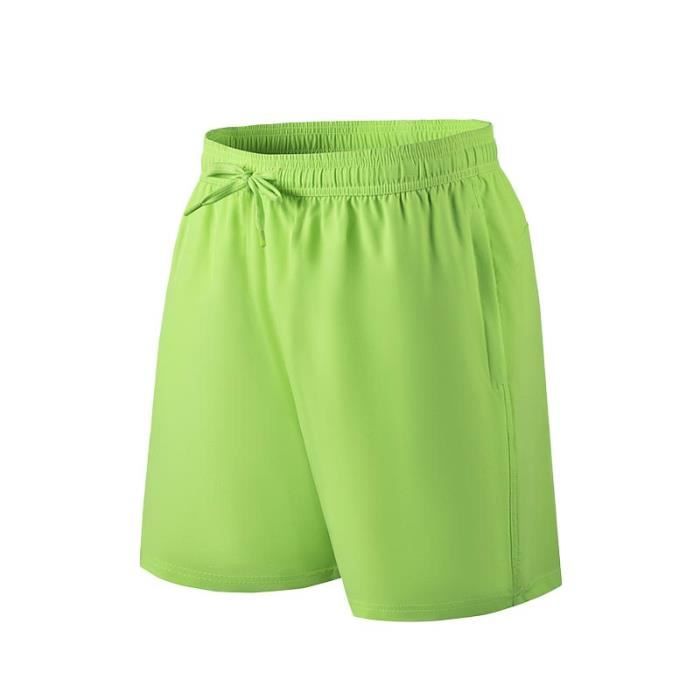 Short vert fluo sale homme