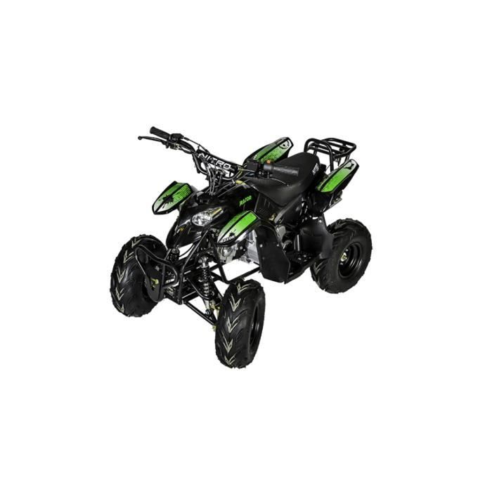 Quad Razer 125cc Vert Marche Arriere Nitro Motors 7 Atv Enfant Cdiscount Auto