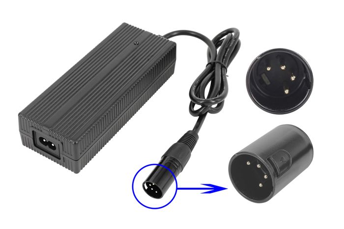 36V 4A Chargeur De Batterie Ebike Pour ENIK Enik Easy Blanc / Noir