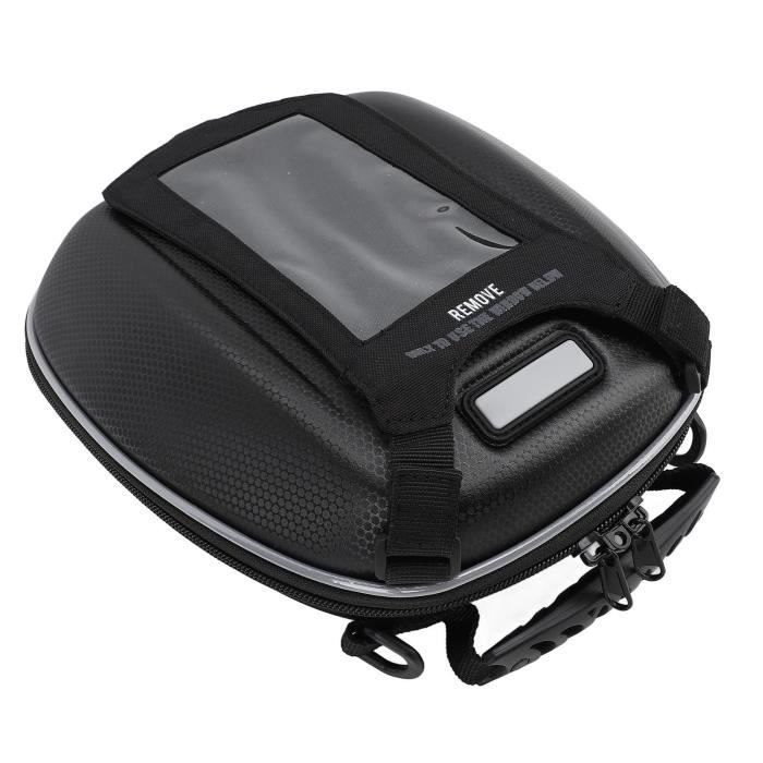 Sacoche De Réservoir Universelle En Cuir PU Pour Moto - Protection Avec Poche Et Fixation Sans Outils