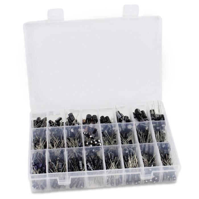 500pcs 0.1uF ~ 10uF Kit d'assortiment de condensateur multicouche