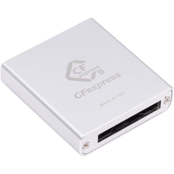 Adaptateur CFexpress Type A Vers Type B En Métal Argenté - Convertisseur NVMe Pour Cartes Mémoire Photo