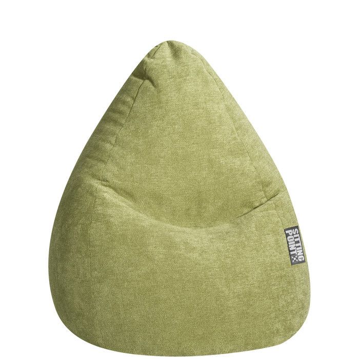 Pouf poire SITTING POINT Alfa XL Vert Intérieur 1 personne