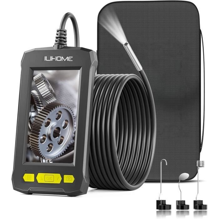 Caméra Endoscope HD 1080P - Câble Semi-rigide 3,5m, 6 LED, étanche IP67, Compatible Android Et IOS