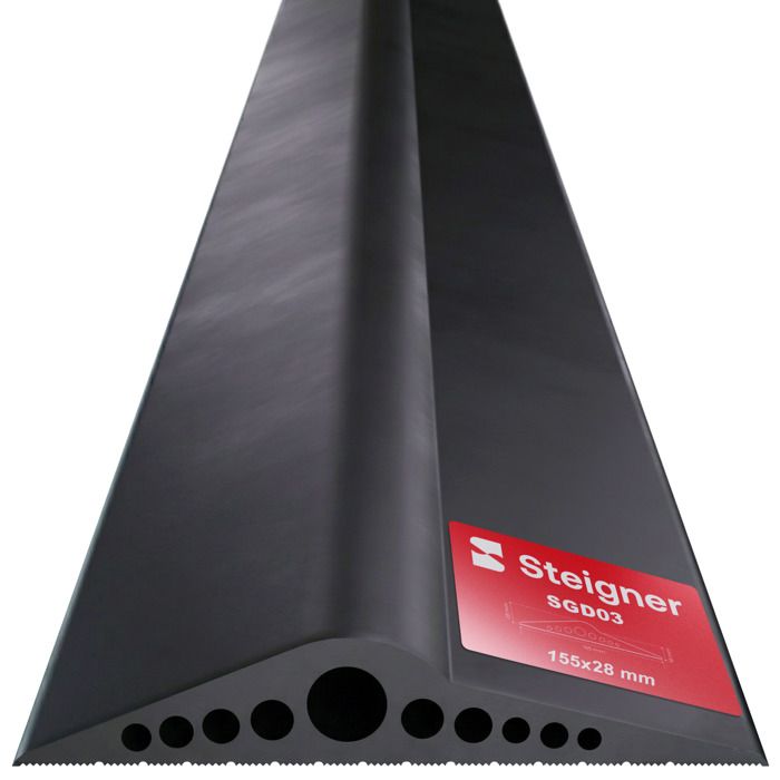 steigner 3m joint de seuil de porte garage en epdm 28mmx155mm modele sgd03 cdiscount bricolage