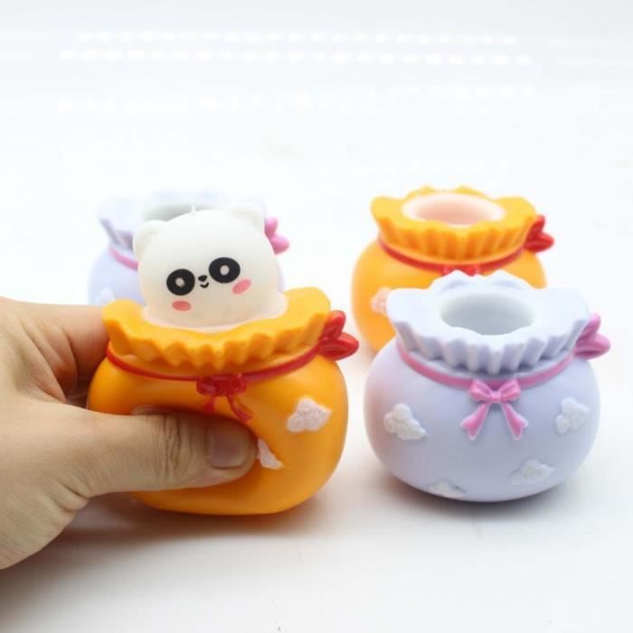 Peluche Géante à Presser Pusheen En Peignoir - Squishy Parfumé à Remontée Lente - Anti-stress, Cadeau - Pour Enfants Et Adultes