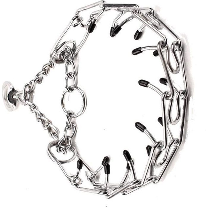 SURENHAP collier étrangleur pour chien Collier à griffes pour chien collier étrangleur réglable 3,0 mm x 50 cm/0,11 x 19,7 pouces