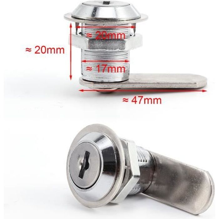 1 serrure boite a lettre l 20mm