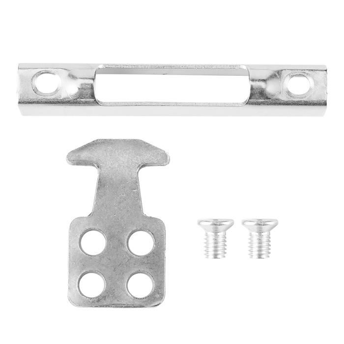 Piutouyar Lot De 2 Loquets à Boulon à Barillet De 7,6 Cm, Loquets De Porte Coulissante Robustes En Alliage D'aluminium Pour Porte De Sécurité, Entrepôt, Garage (noir