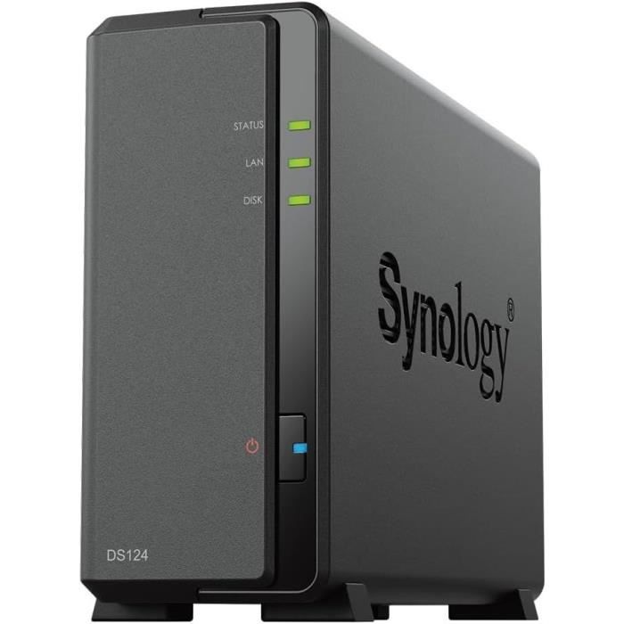 Serveur NAS - SYNOLOGY - DS124 - 1 baie - Cdiscount Informatique