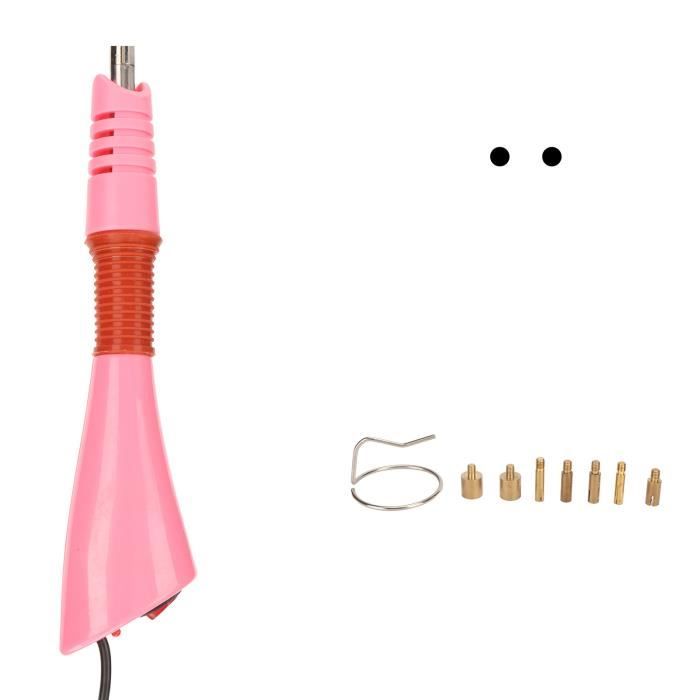 Applicateur Strass Hotfix - 7 Embouts Taille Différente - Pour Vêtements, Chaussures, Déco