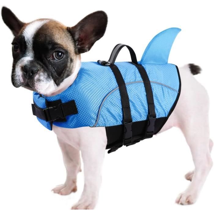 Gilet De Flottaison Pour Petit Chien Requin Gilet De Sauvetage Pour Chiot Dog Life Jacket Gilet De Nage Vest Sauvetage Anima H589 Cdiscount