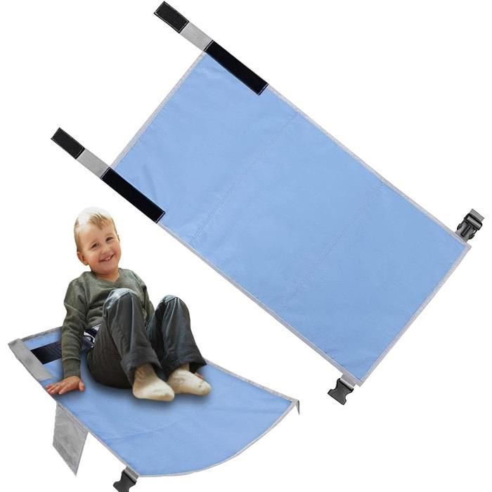 Extension Siège Avion Enfant 75×42 Cm – Lit Portable Pliable, Hamac Voyage Bébé, Oxford + Coton Respirant