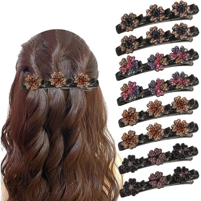 Pince À Cheveux En Forme De Fleur D'orchidée Pour Mariage Demoiselle D