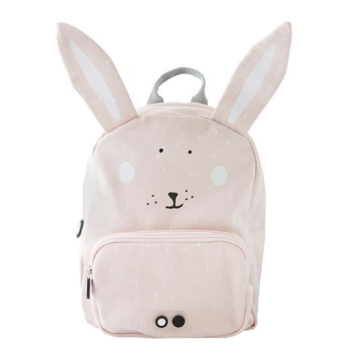 Sac à dos - Trixie - Mme Lapin - 8.5L - Imperméable - Coton organique - Ludique