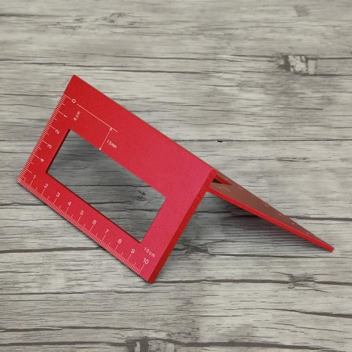 Jauge De Couture Réglable En Aluminium - Outil Professionnel Pour Placement Boutons Et Plis