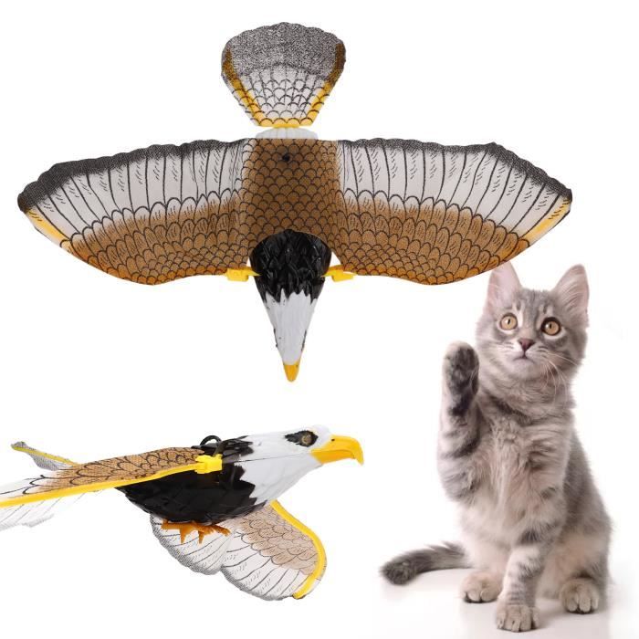 Meilleurs prix pour VGEBY jouet interactif automatique pour chat Jouet Interactif Pour Chat Réaliste Forme D'aigle Son Lumière animalerie jouet
