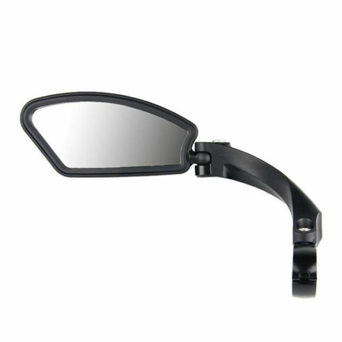 Rétroviseur de vélo pliable en acier inoxydable VGEBY - Surface de miroir sport - Attache-rapide gauche