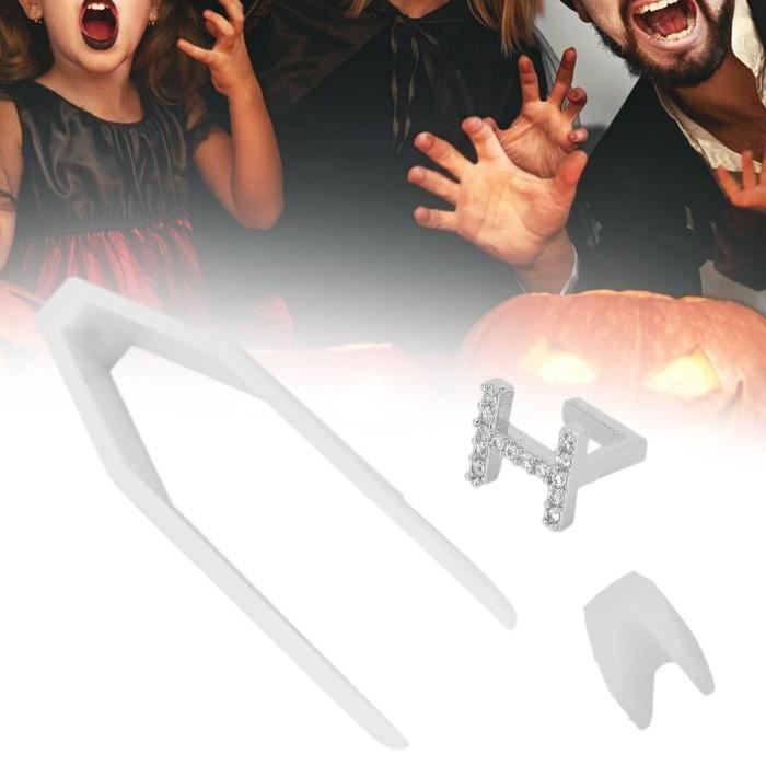 Dent En Argent Hip-hop - Grille Amovible Pour Halloween Et Fêtes