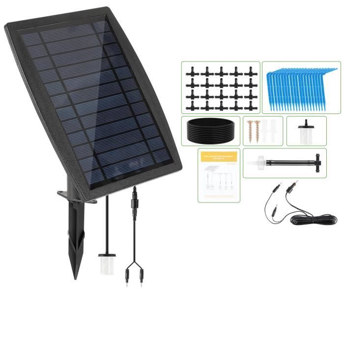 Kit D'Arrosage Automatique Solaire, Charge Solaire Et Usb 2 En 1, Avec Minuterie De 12 Modes Et Kit D'Arrosage Automatique Solaire, Charge Solaire Et Usb 2 En 1, Avec Minuterie De 12 Modes Et