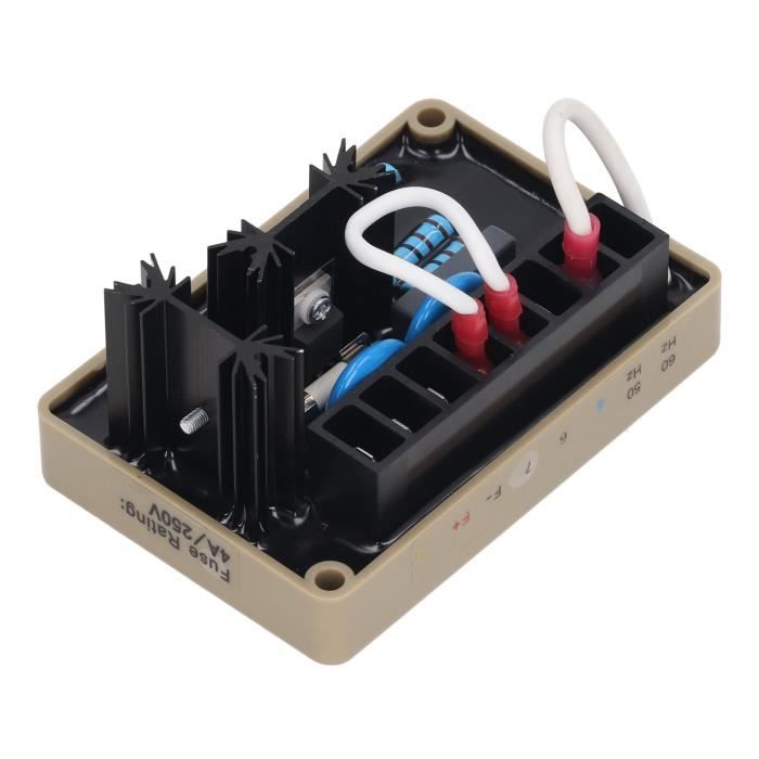 Régulateur De Tension 250V Pour Générateur 1-3 KW - 6 Fils, Forme Carrée - Plage -40°C à +105°C