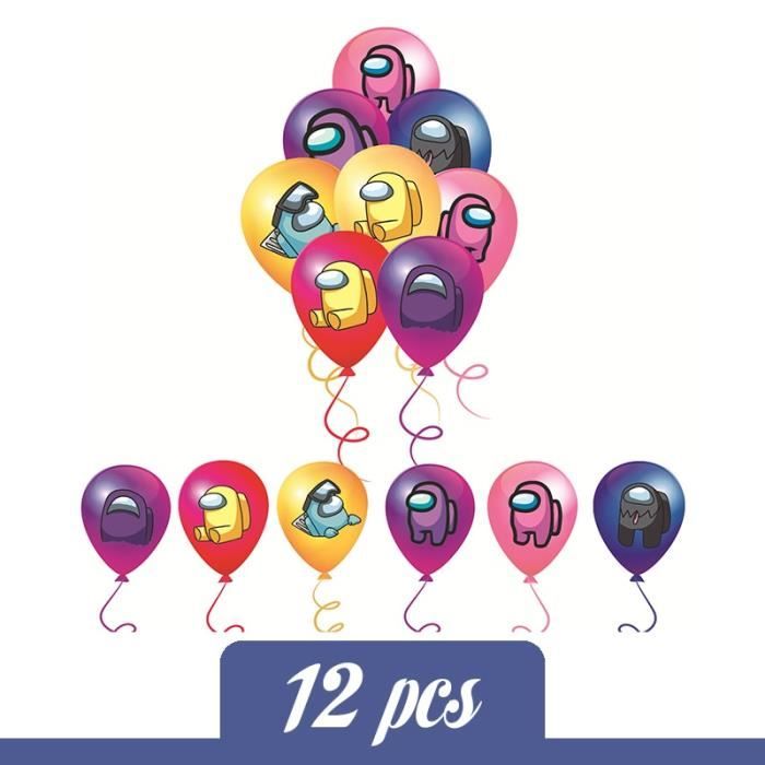 Balloon B Decoration De Fete D Anniversaire Entre Nous Fournitures De Fete De Jeu Sac Cadeau Ballon Dessin Anime Vaisselle Jet Cdiscount Maison