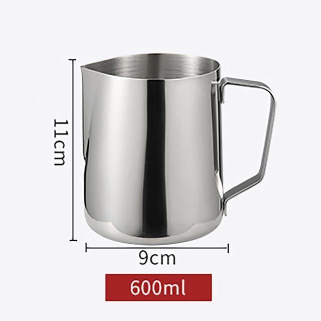 Pichet à Lait Inox 304 750ml - Pour Mousse à Lait Et Latte Art - Bec Verseur Précision - Cadeau Barista