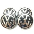 4x 56mm VW Logo Jante Cache Moyeu Centre De Roue Piqûres Emblème Pour Volkswagen#6C0 601 171-1